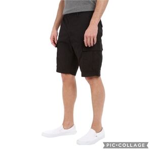 Levi's Cargo Shorts Men's 34 Relaxed Fit Black Preppy Golfer Dad Outdoor Camping